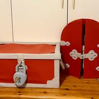 Contenitore/ baule gioco bambini con specchiera