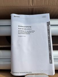 Barre porta pacchi Audi Q3 Q5 VW