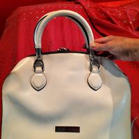 Borsa bianca Coccinelle con manici