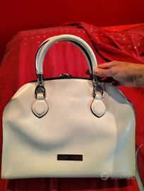 Borsa bianca Coccinelle con manici