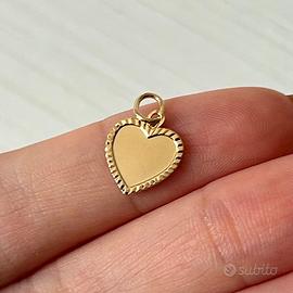Ciondolo cuore oro 18 carati