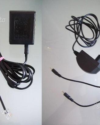 Alimentatore cavo linea telefonica e a doppio jack
