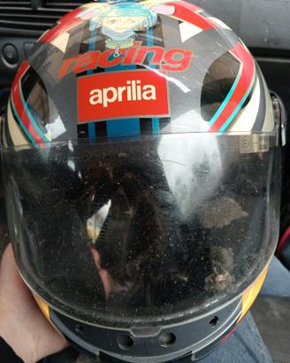 casco graficato originale Aprilia racing 