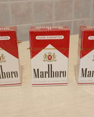 Pacchetti sigarette Marlboro vuoti da collezione