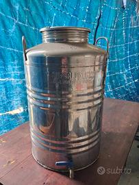 fusto olio acciaio 50 litri