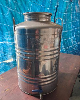 fusto olio acciaio 50 litri