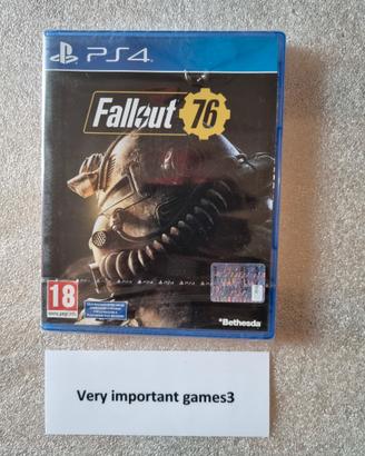 7585N-FallOut 76 Sony PS4 NUOVO