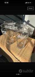 Bicchieri vintage Coca Cola