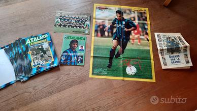 LOTTO RIVISTA POSTER FOTO FIGURINE ATALANTA