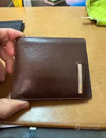 Portafoglio Cartier originale In pelle marrone