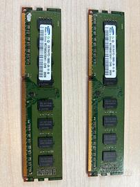 Ram Samsung DDR3 2x2 gb Pc3-10600U