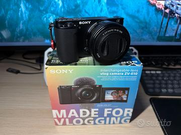 Sony ZV-E10 + obiettivo 16-50 OSS