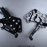 Pedane arretrate KTM RC 125 250 390 2014 - 2021