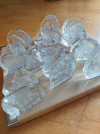 Collezione animali in cristallo 