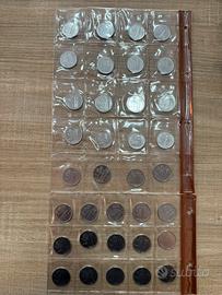 100 lire collezione completa dal 1955 al 1989