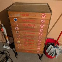 Mobile porta spolette vintage Cucirini Tre Stelle