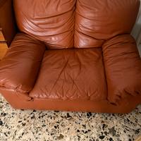 Poltrona in pelle