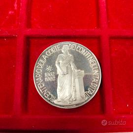 Medaglia Centenario Corte dei Conti  in Argento 