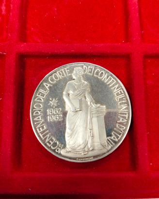 Medaglia Centenario Corte dei Conti  in Argento 
