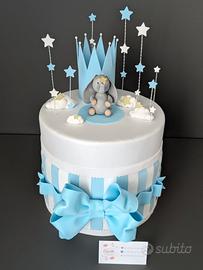 torta scenografica bambino battesimo compleanno - Tutto per i bambini In  vendita a Caltanissetta