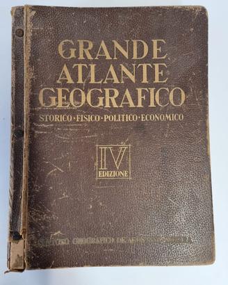RARO GRANDE ATLANTE GEOGRAFICO DE AGOSTINI