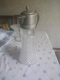 brocca in vetro vintage 