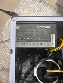 Alimentatore Cooler Master 500W difettoso