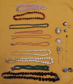 COLLANE SPILLE CAMEI ORECCHINI FERMAGLI da € 15