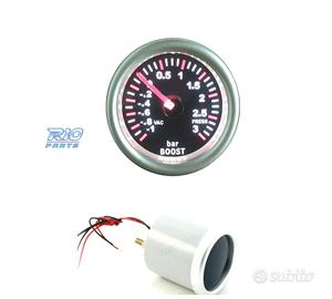 OROLOGIO PRESSIONE TURBO SFONDO NERO ILLUMINATO