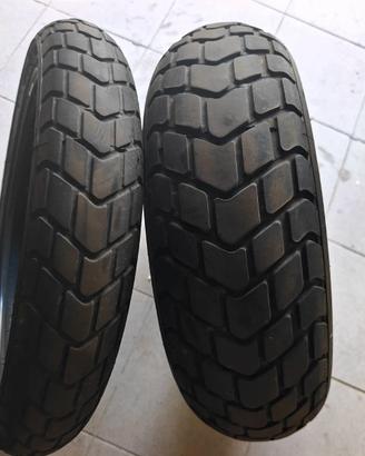 Coppia Pirelli MT60 RS 110/80R18 180/55R17