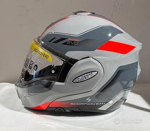 Casco modulare Exo-Tech Evo SOCIUS GRIGIO/ROSSO