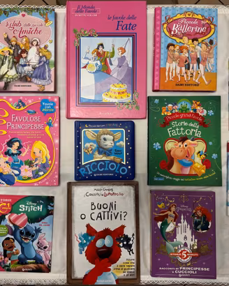 Lotto 13 Libri Bambini 3-7aa(Disney, Fiabe, Albi)