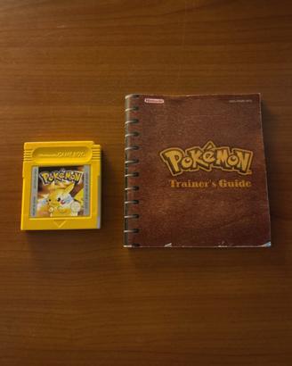 Pokemon giallo spagnolo + Trainer’s guide BLU