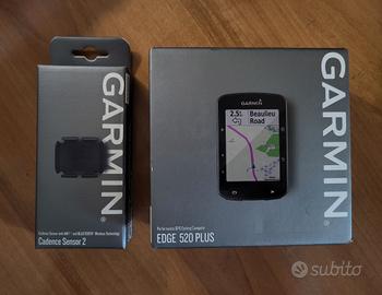 Garmin edge 520 plus + sensore cadenza