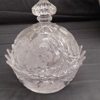 Porta bonbon in cristallo.