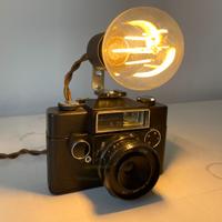 Lampada Macchina Fotografica Vintage Comet K35