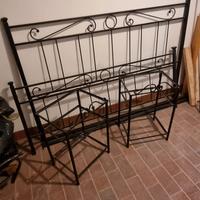 letto in ferro battuto 