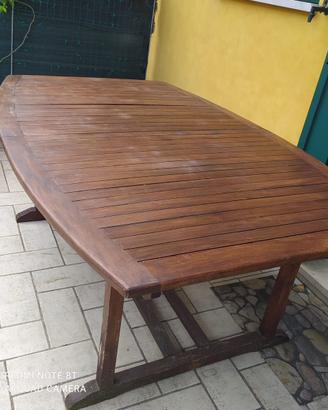 Tavolo Allungabile 180(+60)x120 + 4 Poltroncine