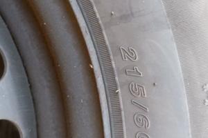 Gomme invernale con cerchi in ferro