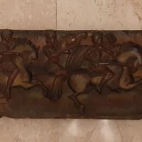 Chiave di carretto siciliano antica in legno