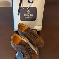 Sneakers camoscio marrone 44