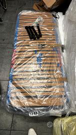 Letto 80x190 Rete Doghe Regolabili + Mat. Memory