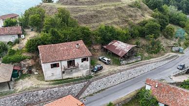 Rustico indipendente panoramico con volte storich