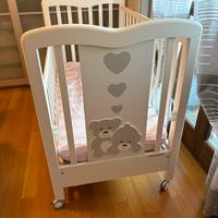 Lettino Foppapedretti Tenerorso bianco