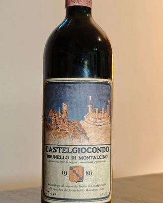 CastelGiocondo Brunello di Montalcino 1986
