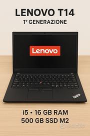 Notebook professionale lenovo thinkpad T14 win 11