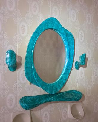 Specchio Vintage Bagno anni 70