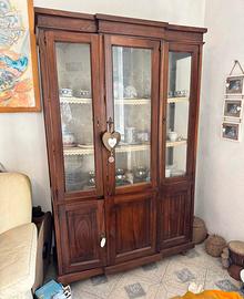 ✨Vetrina mobile Salone Credenza Cristalliera legno