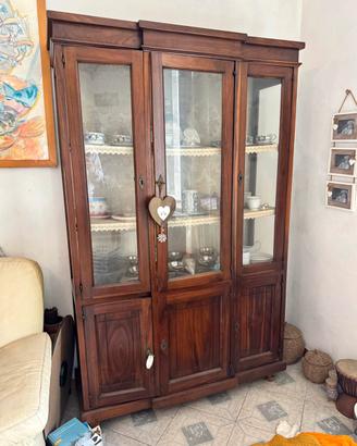 ✨Vetrina mobile Salone Credenza Cristalliera legno
