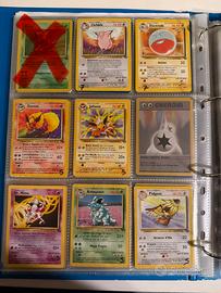 Set jungle vintage pokemon